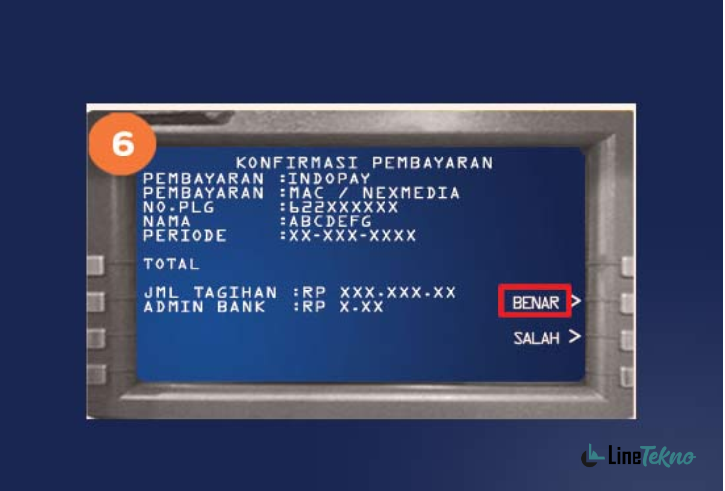 Cara Bayar Nexmedia Pakai ATM Mandiri Dengan Praktis LineTekno