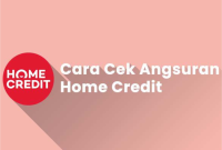 angsuran home credit